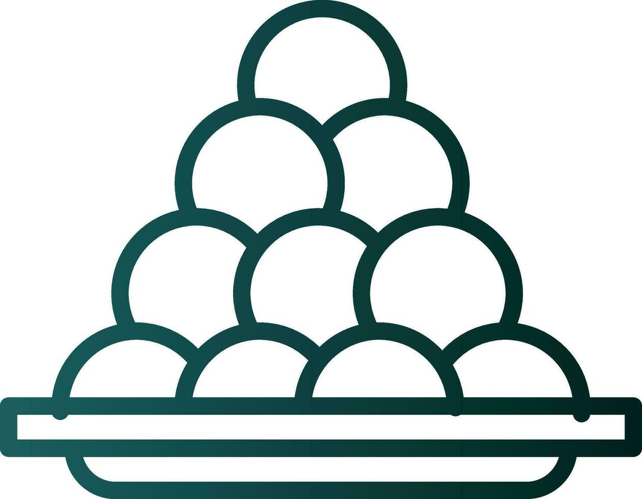Oliebollen Vector Icon Design