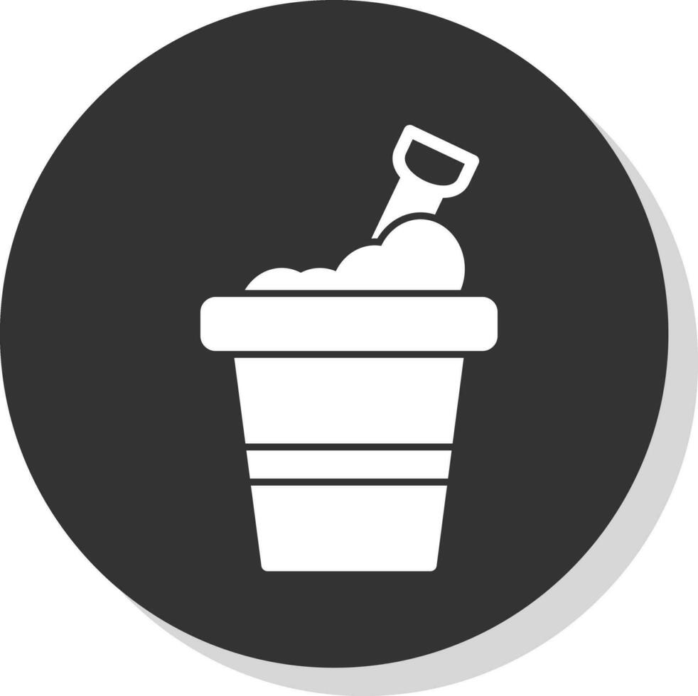 Bucket Vector Icon Design