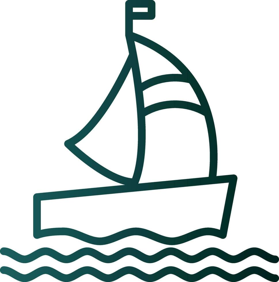 Boat Vector Icon Design
