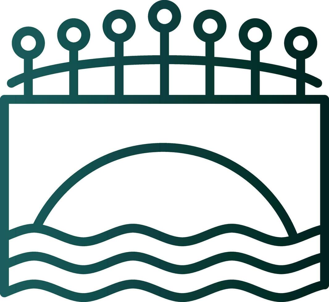 Canal Vector Icon Design