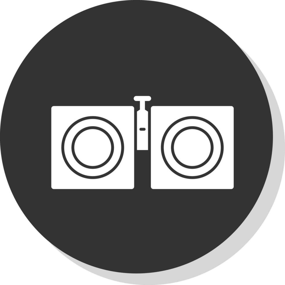 Binoculars Vector Icon Design