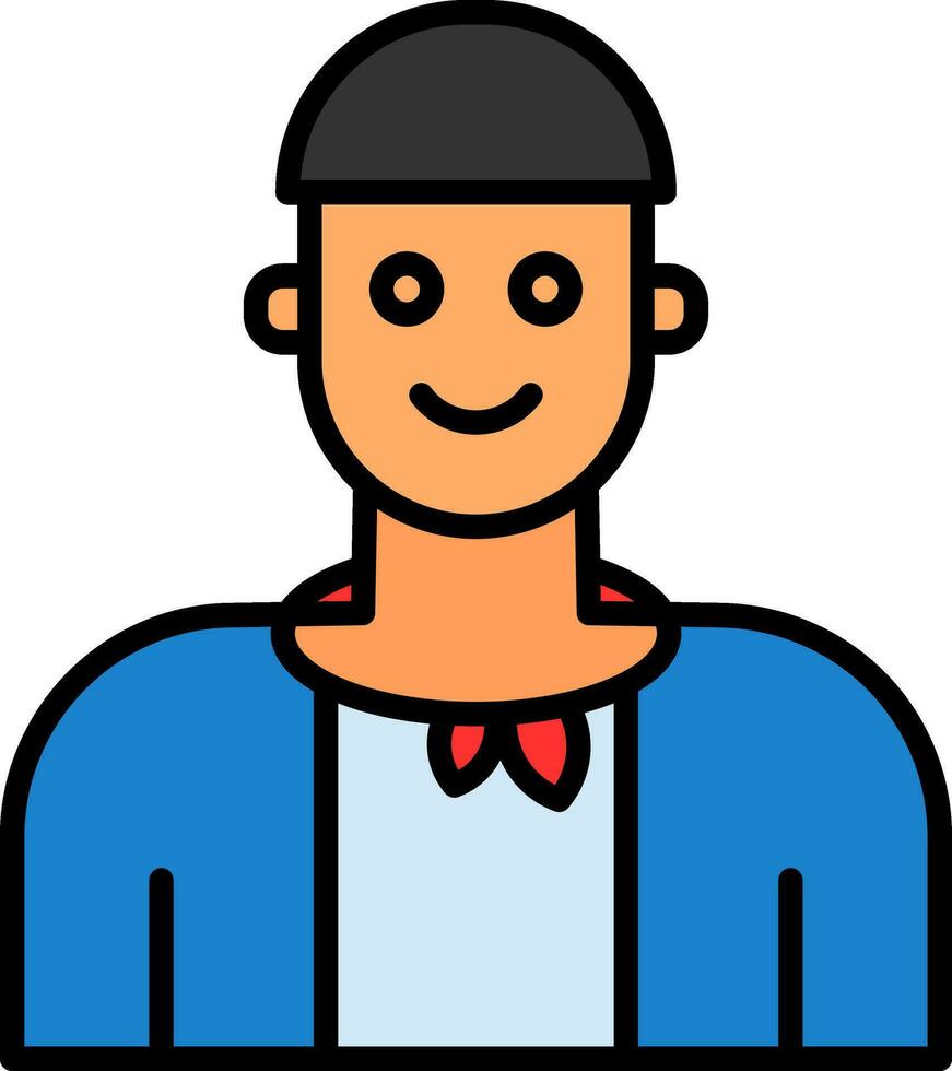 holandés hombre vector icono diseño