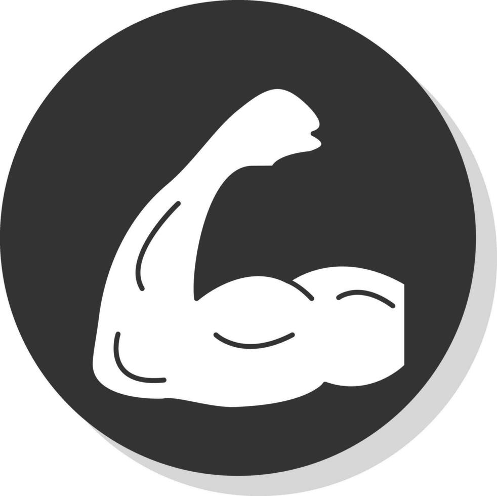 Muscle Vector Icon Design