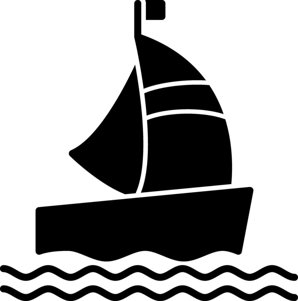 Boat Vector Icon Design