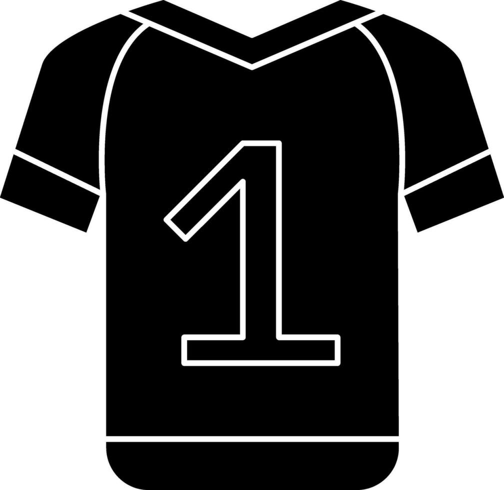 fútbol jersey vector icono diseño