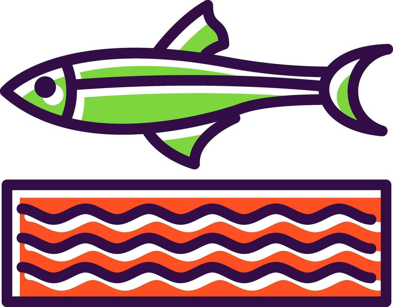 Herring Vector Icon Design