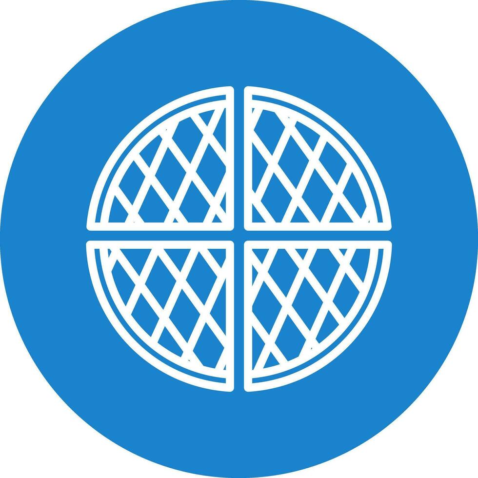 Waffle Vector Icon Design