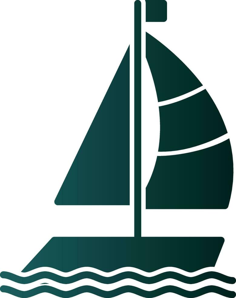 diseño de icono de vector de barco