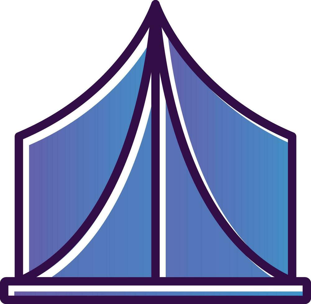 Tent Vector Icon Design