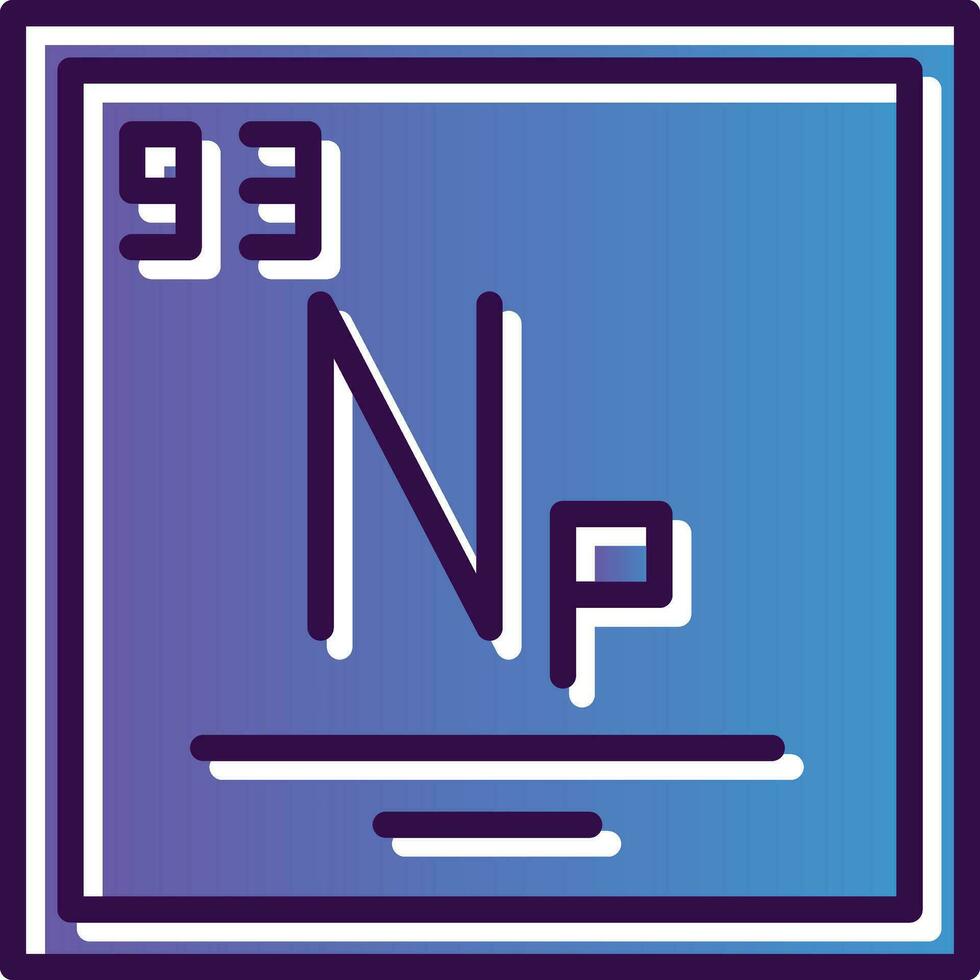Neptunium Vector Icon Design