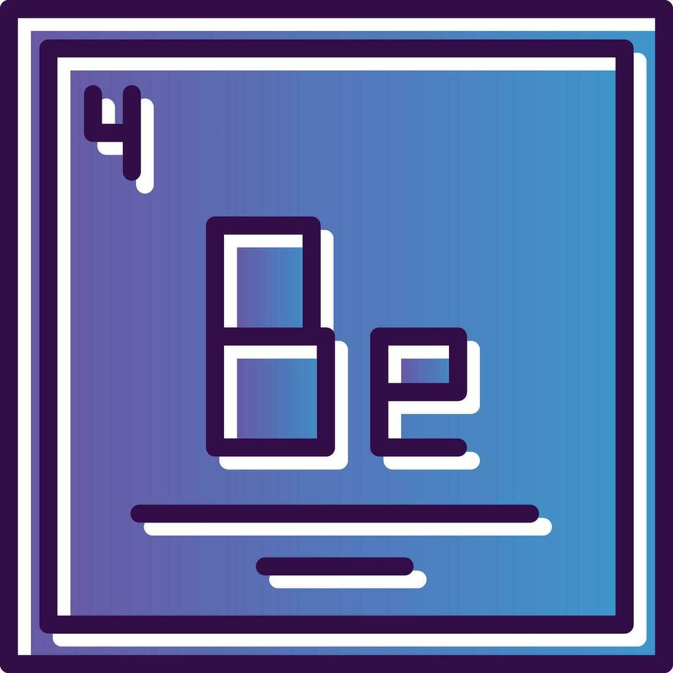 Beryllium Vector Icon Design