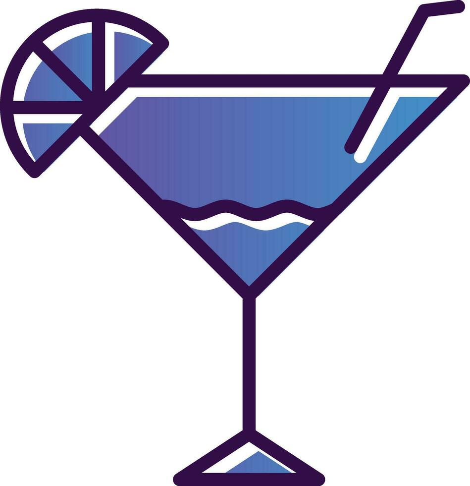 Martini Vector Icon Design