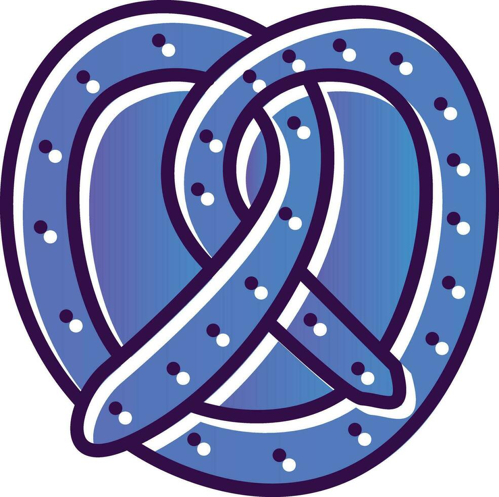 Pretzel Vector Icon Design