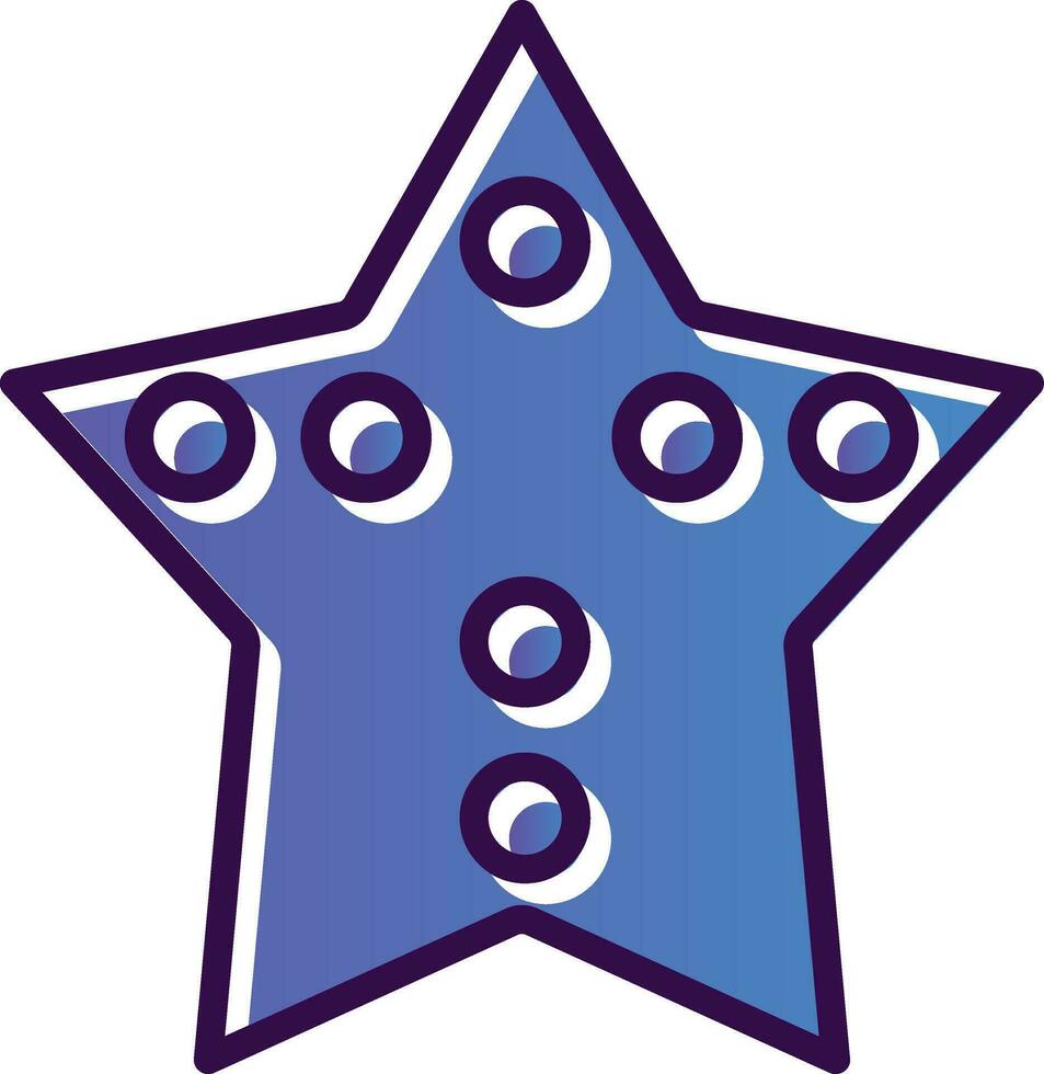 Starfish Vector Icon Design