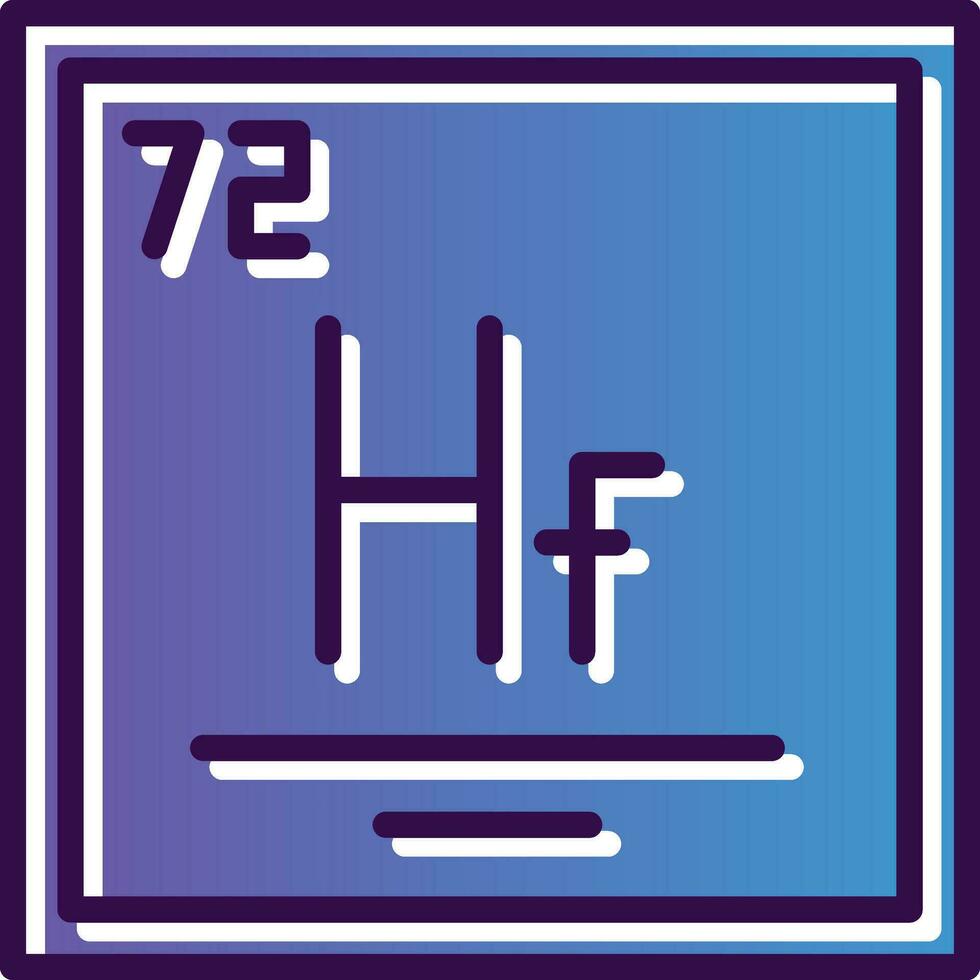 Hafnium Vector Icon Design