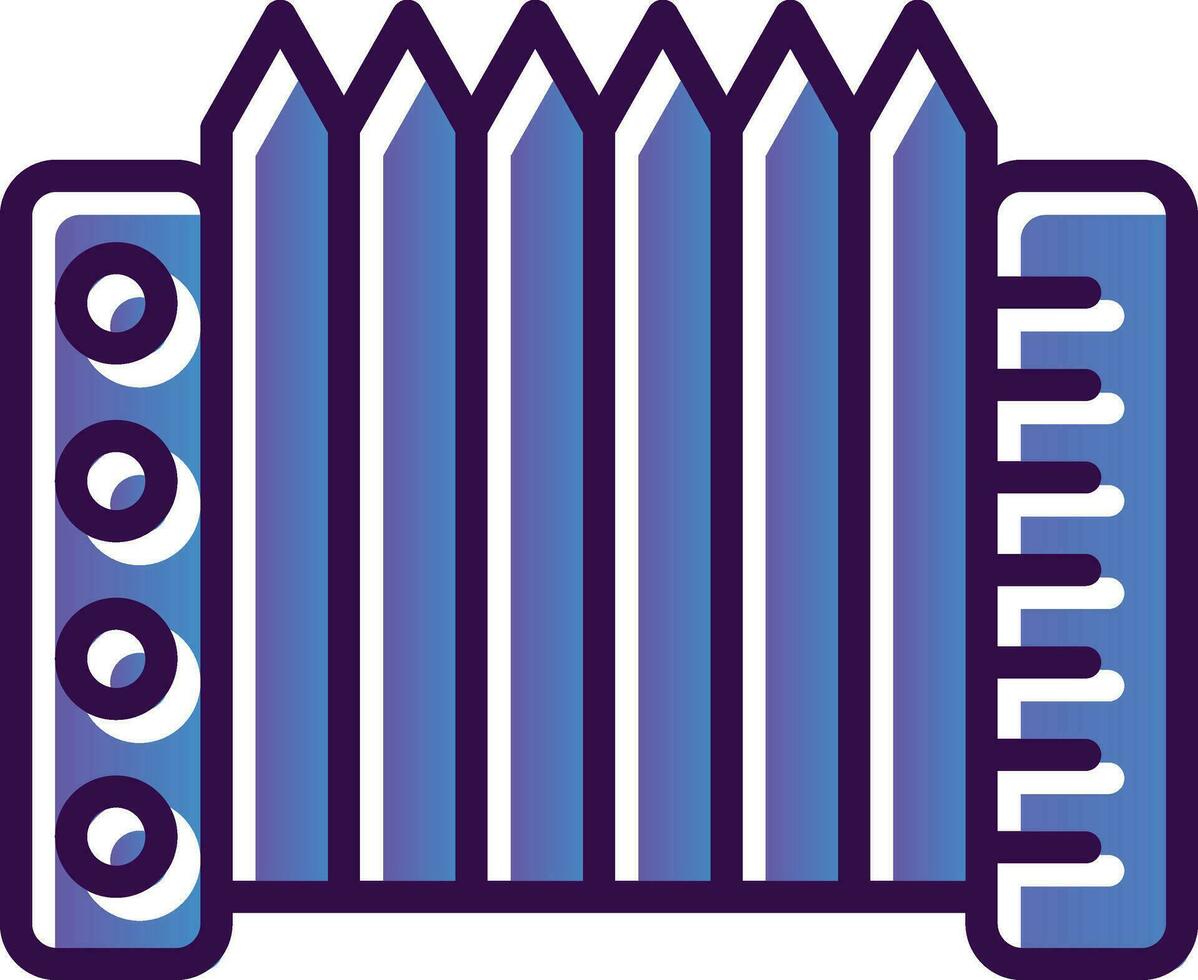 Accordion Vector Icon Design