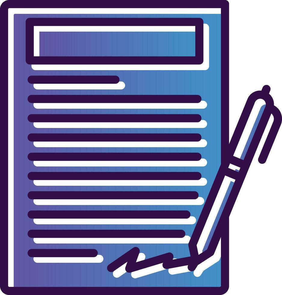 Agreement Vector Icon Design