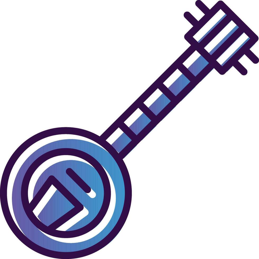 banjo vector icono diseño