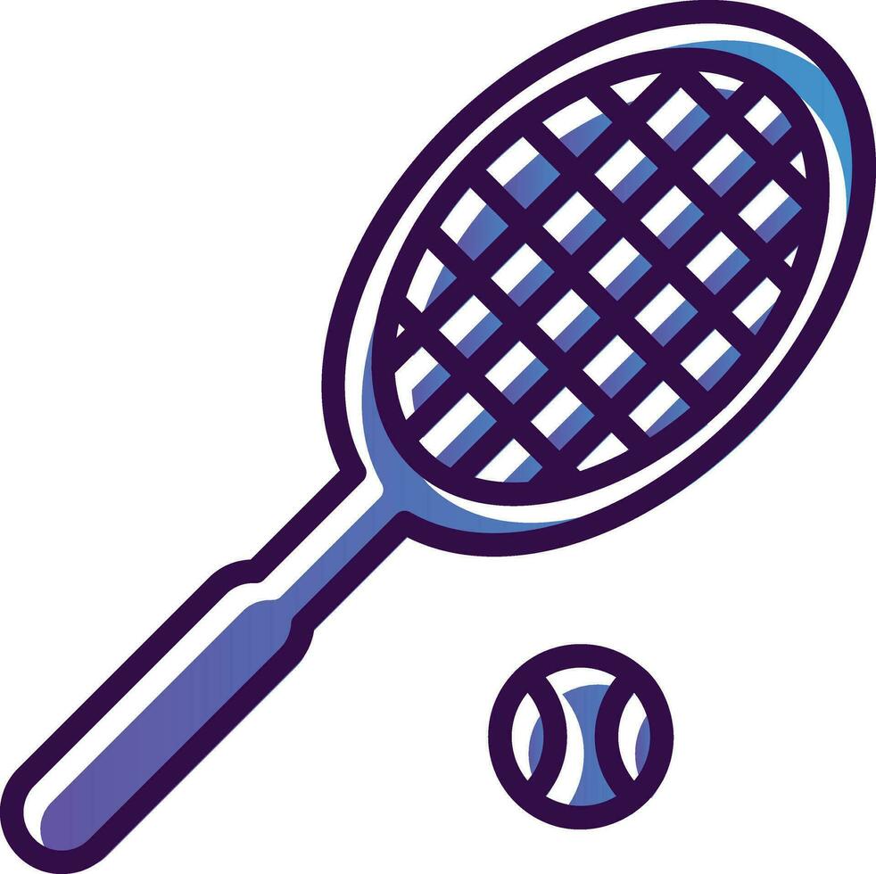 diseño de icono de vector de tenis