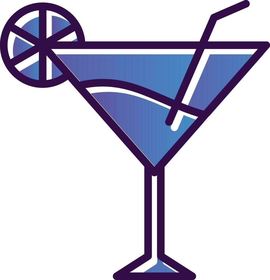 Martini Vector Icon Design