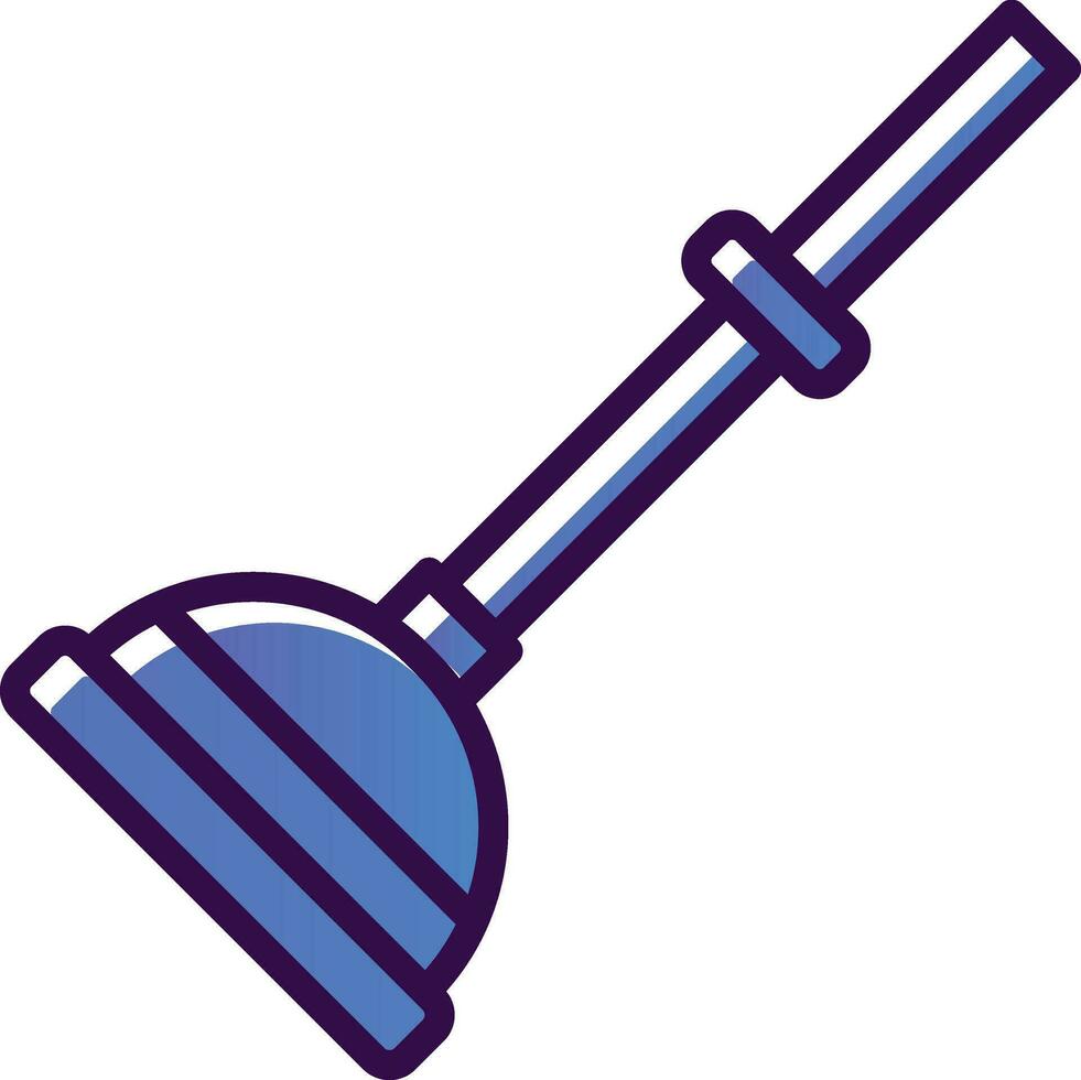 Plunger Vector Icon Design