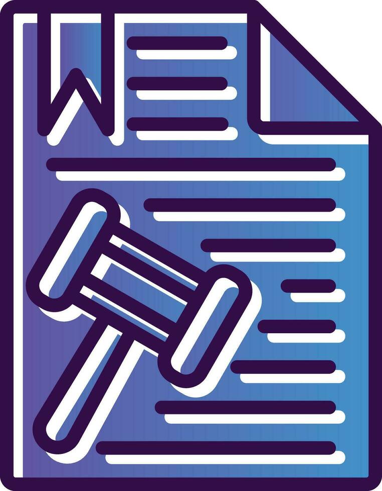 Legal document Vector Icon Design