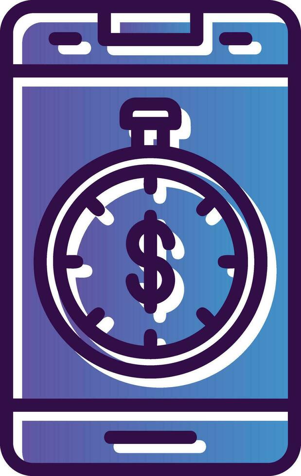 Time is money Vector Icon Design