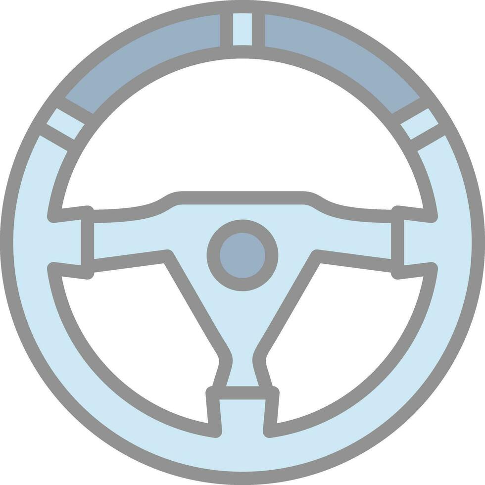 diseño de icono de vector de volante