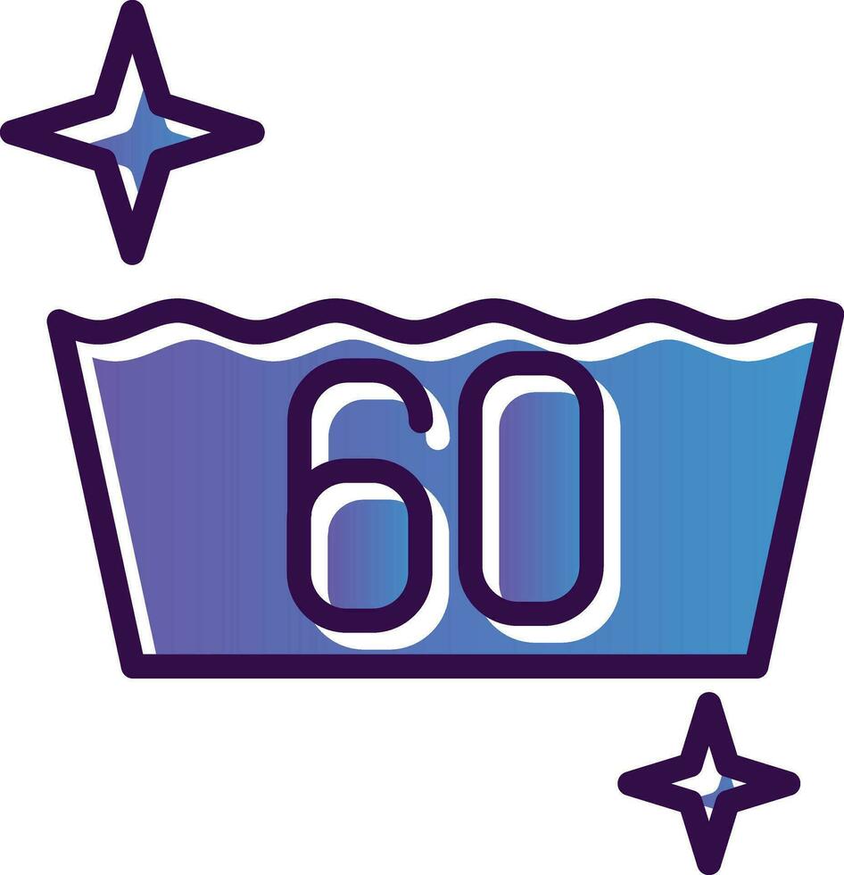 60 60 vector icono diseño