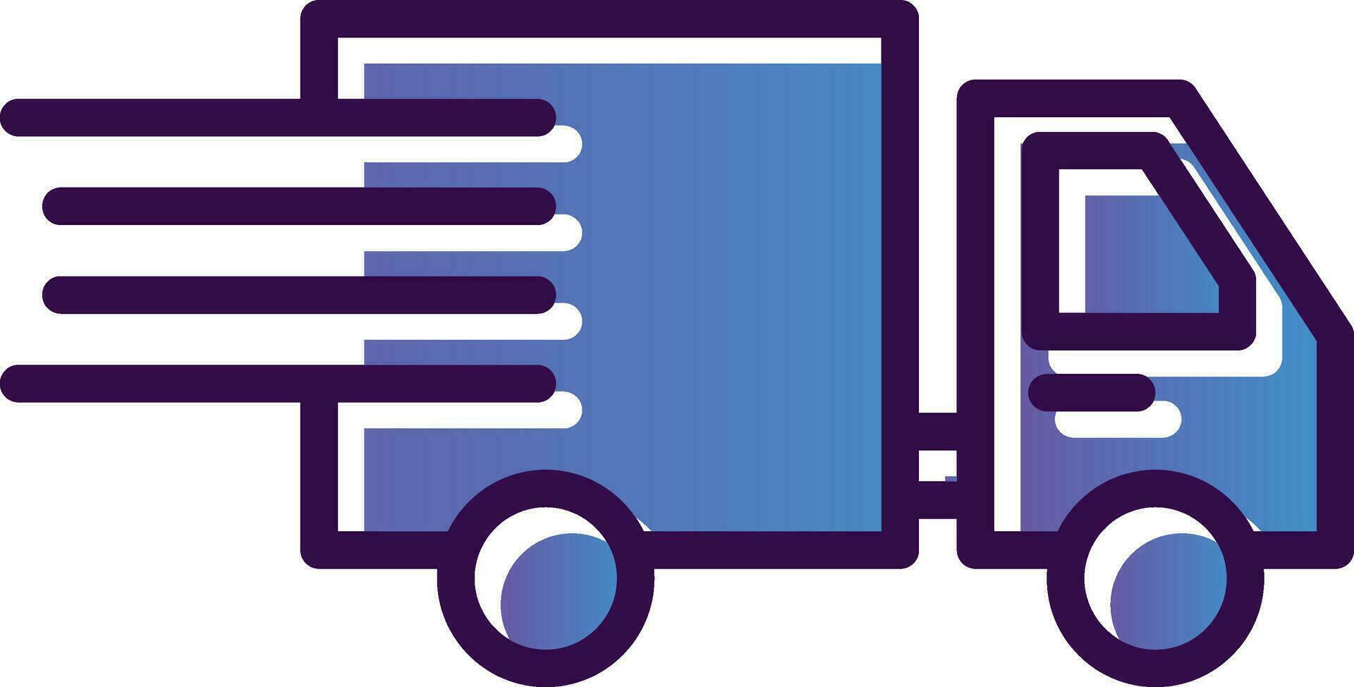 Delivery truck Vector Icon Design
