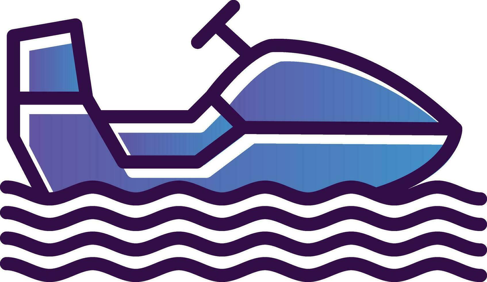Snowmobile Vector Icon Design