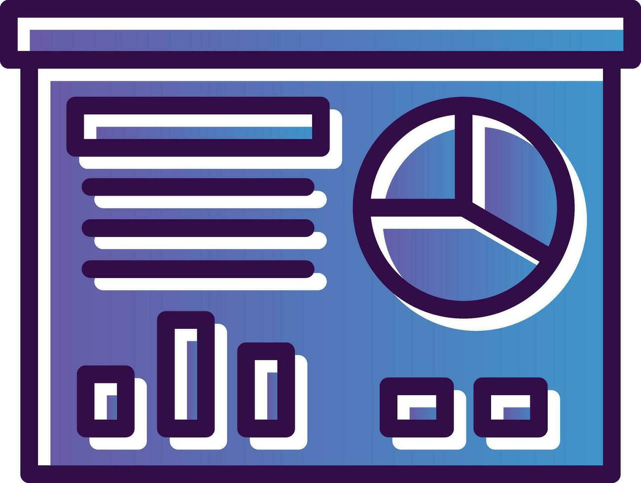 Presentation Vector Icon Design