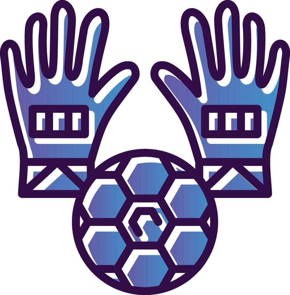 Goalie Vector Icon Design