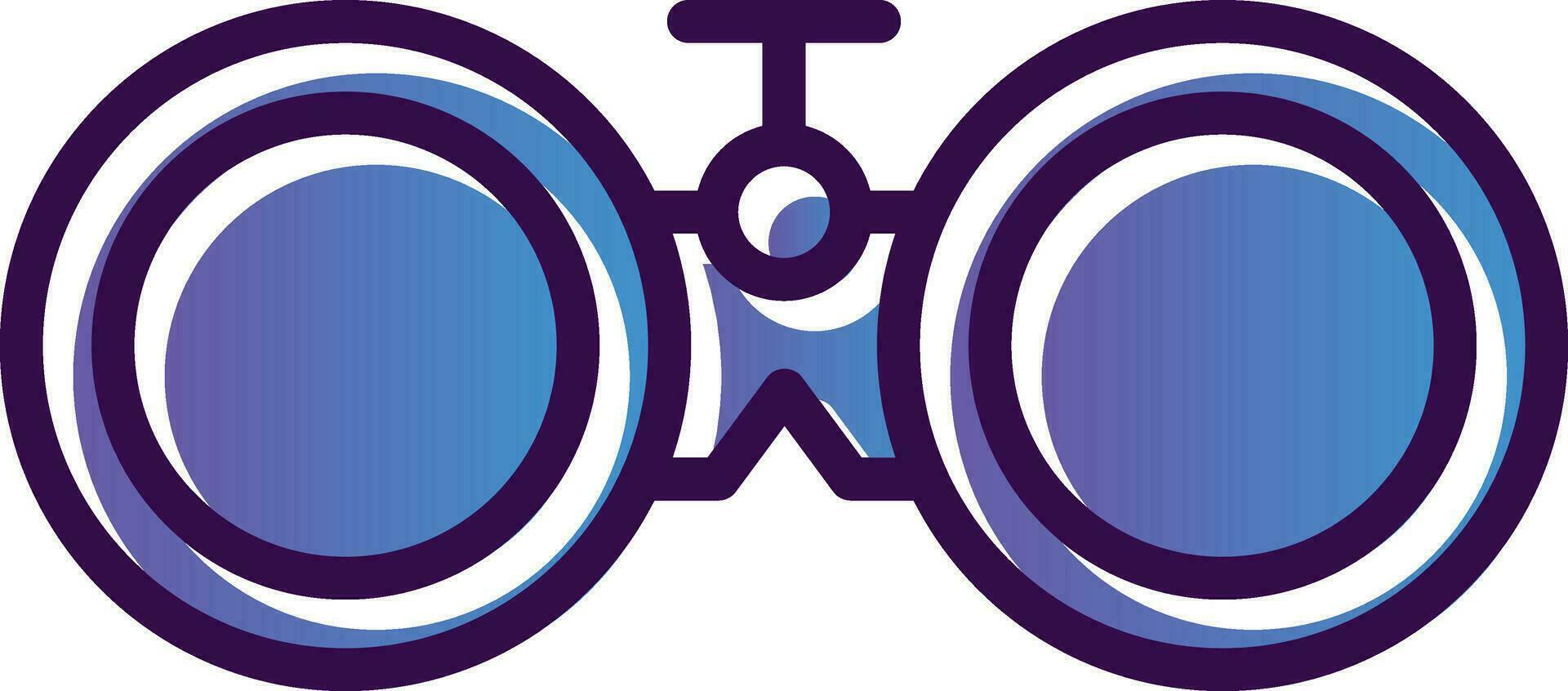 Binoculars Vector Icon Design
