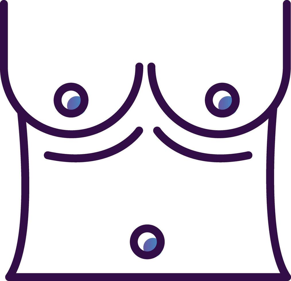 Breast Vector Icon Design