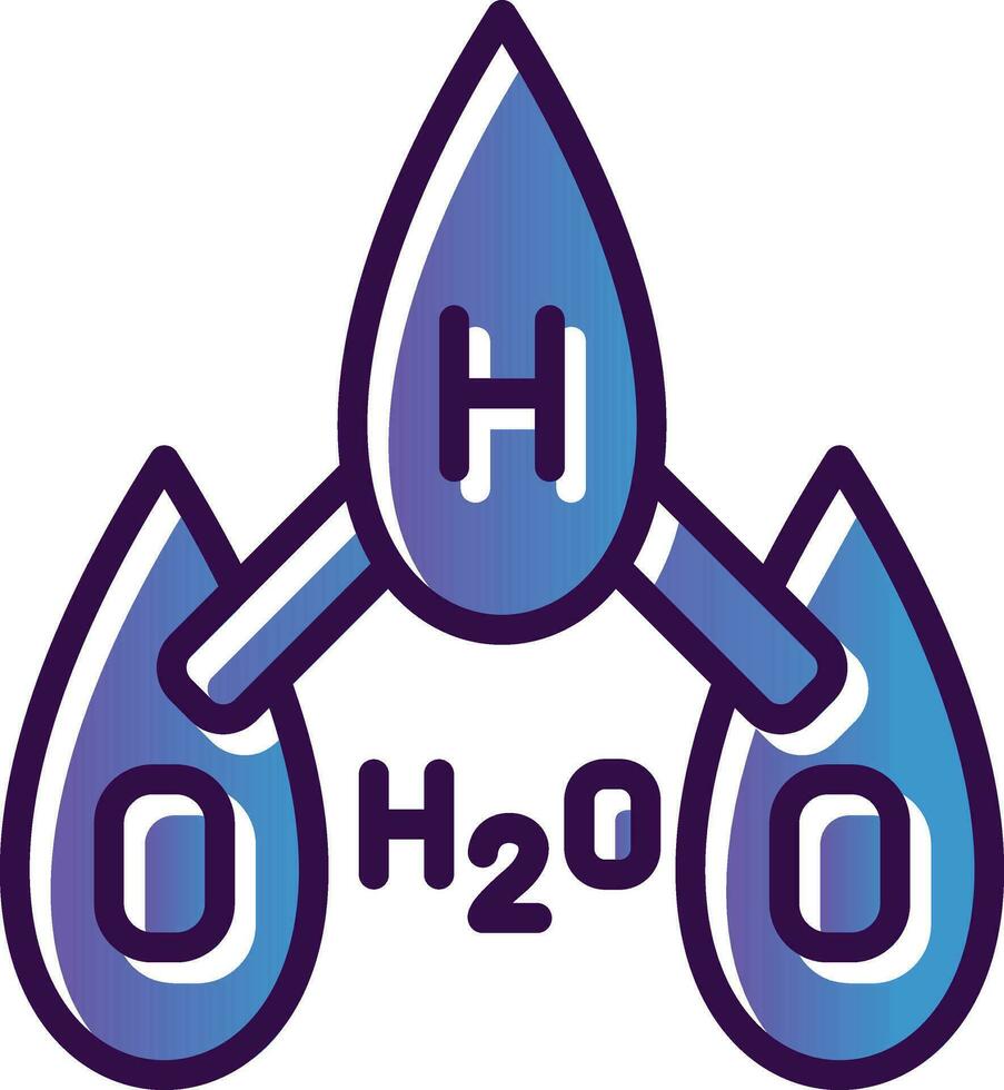 H2o Vector Icon Design