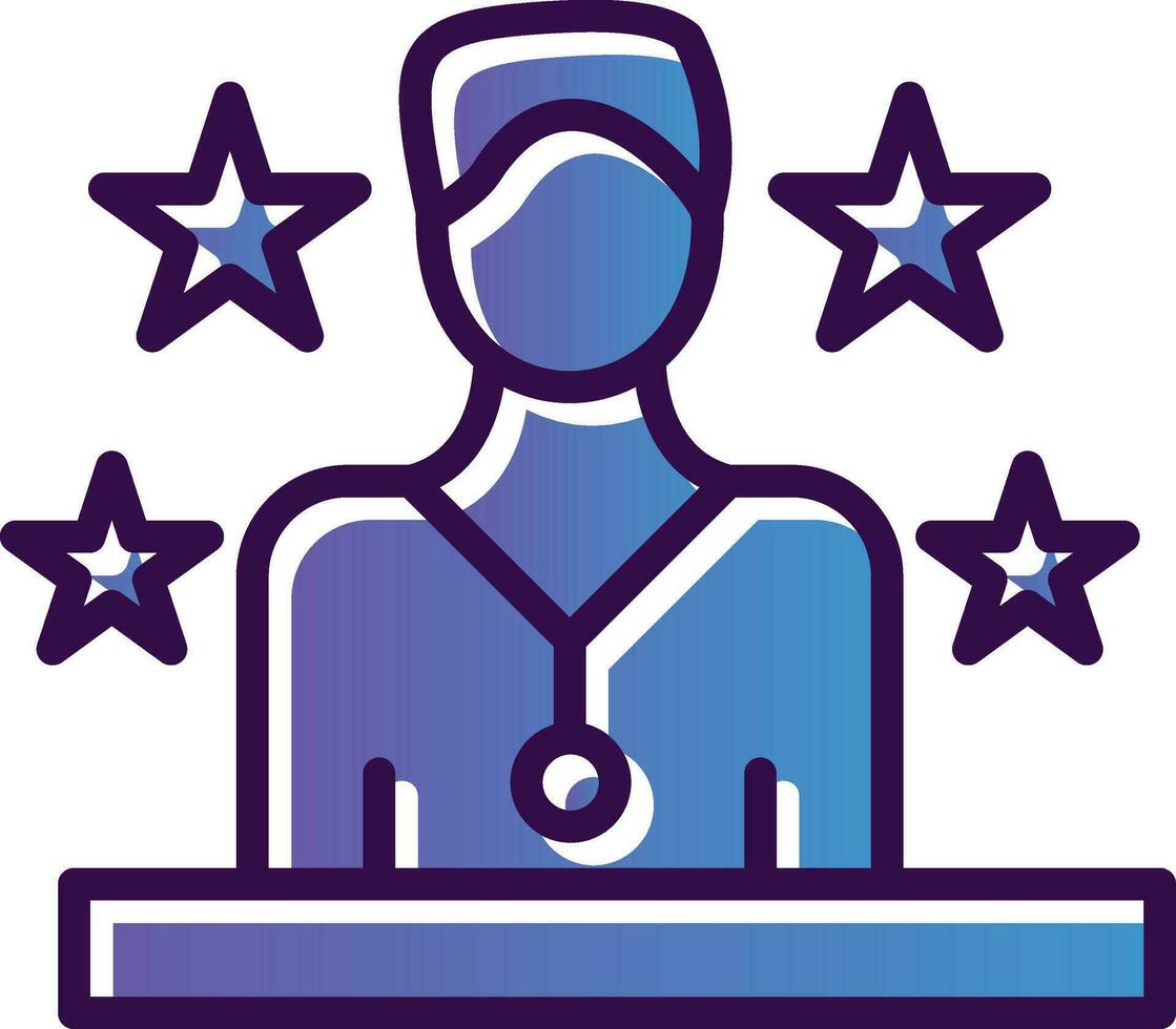 Role model Vector Icon Design