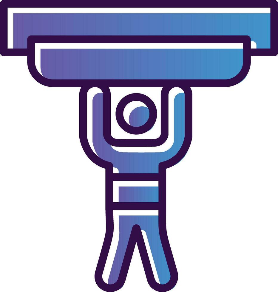 Hanging man Vector Icon Design