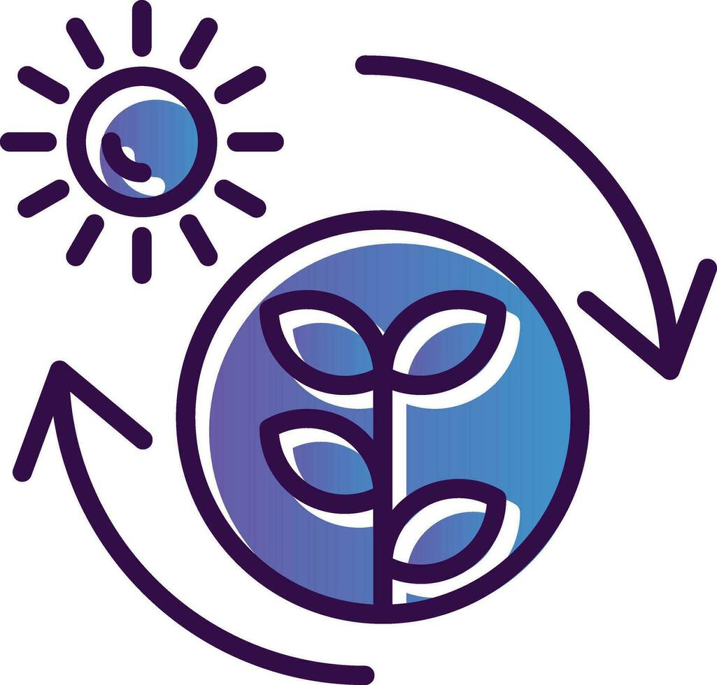 Photosynthesis Vector Icon Design