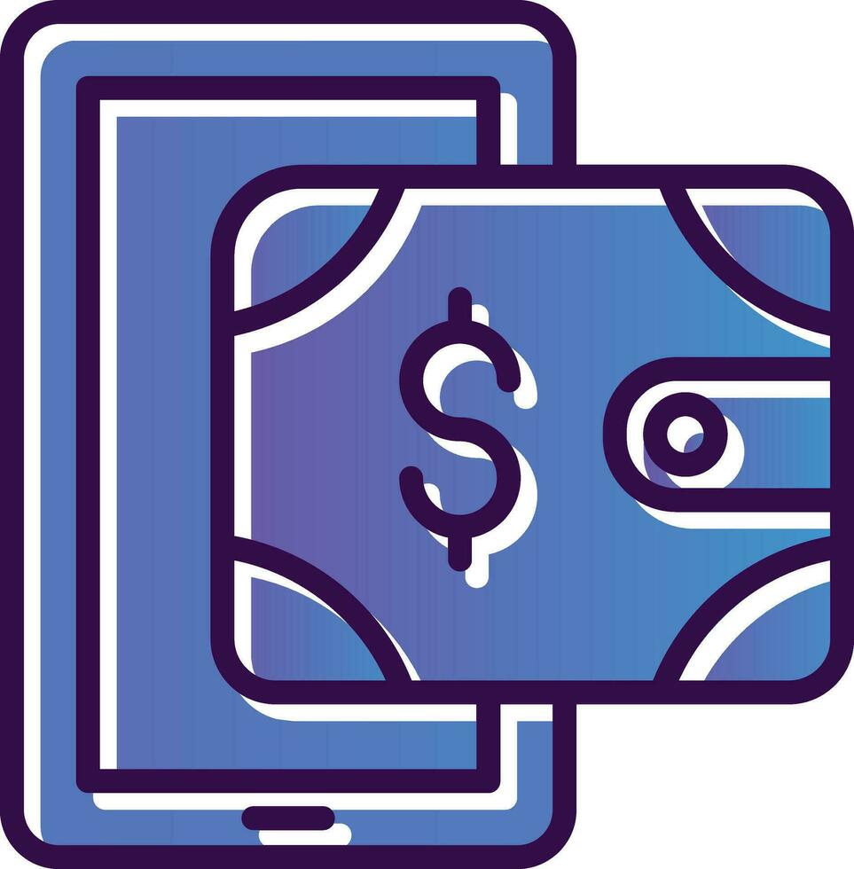 Digital wallet Vector Icon Design