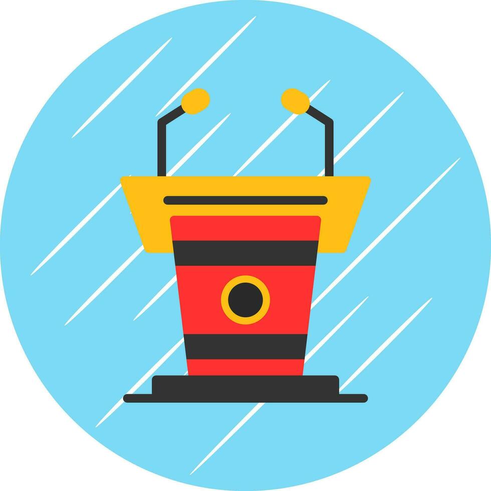 Podium Vector Icon Design