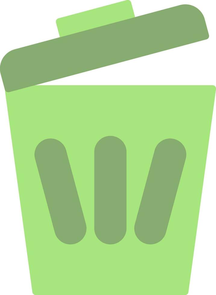 diseño de icono de vector de bote de basura