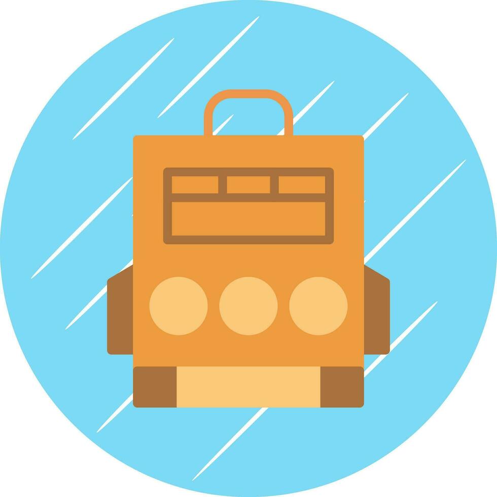 diseño de icono de vector de mochila