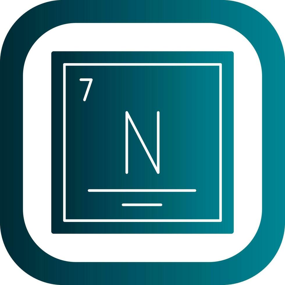 nitrógeno vector icono diseño