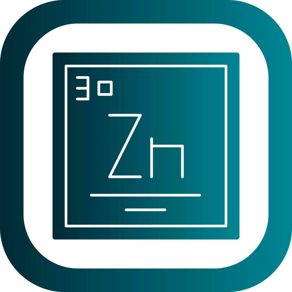 zinc vector icono diseño