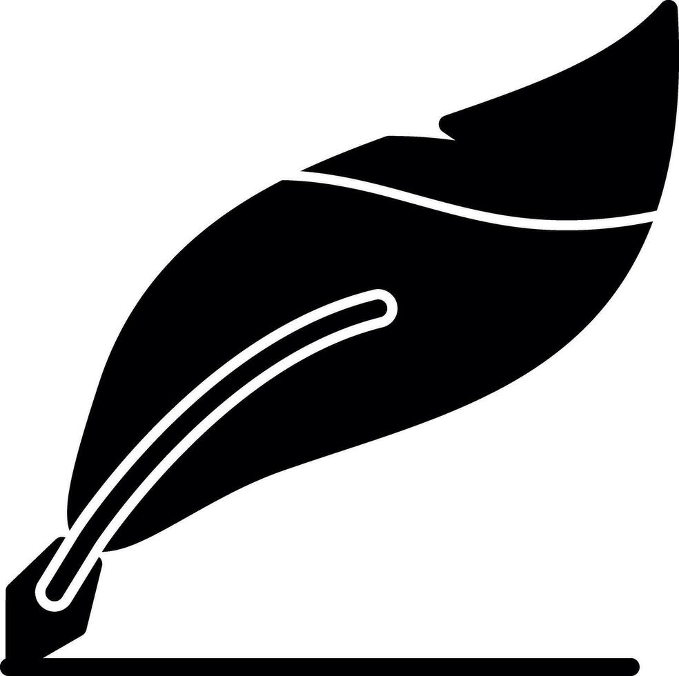 Quill pen Vector Icon Design