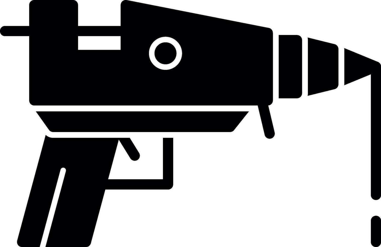 caliente pegamento pistola vector icono diseño