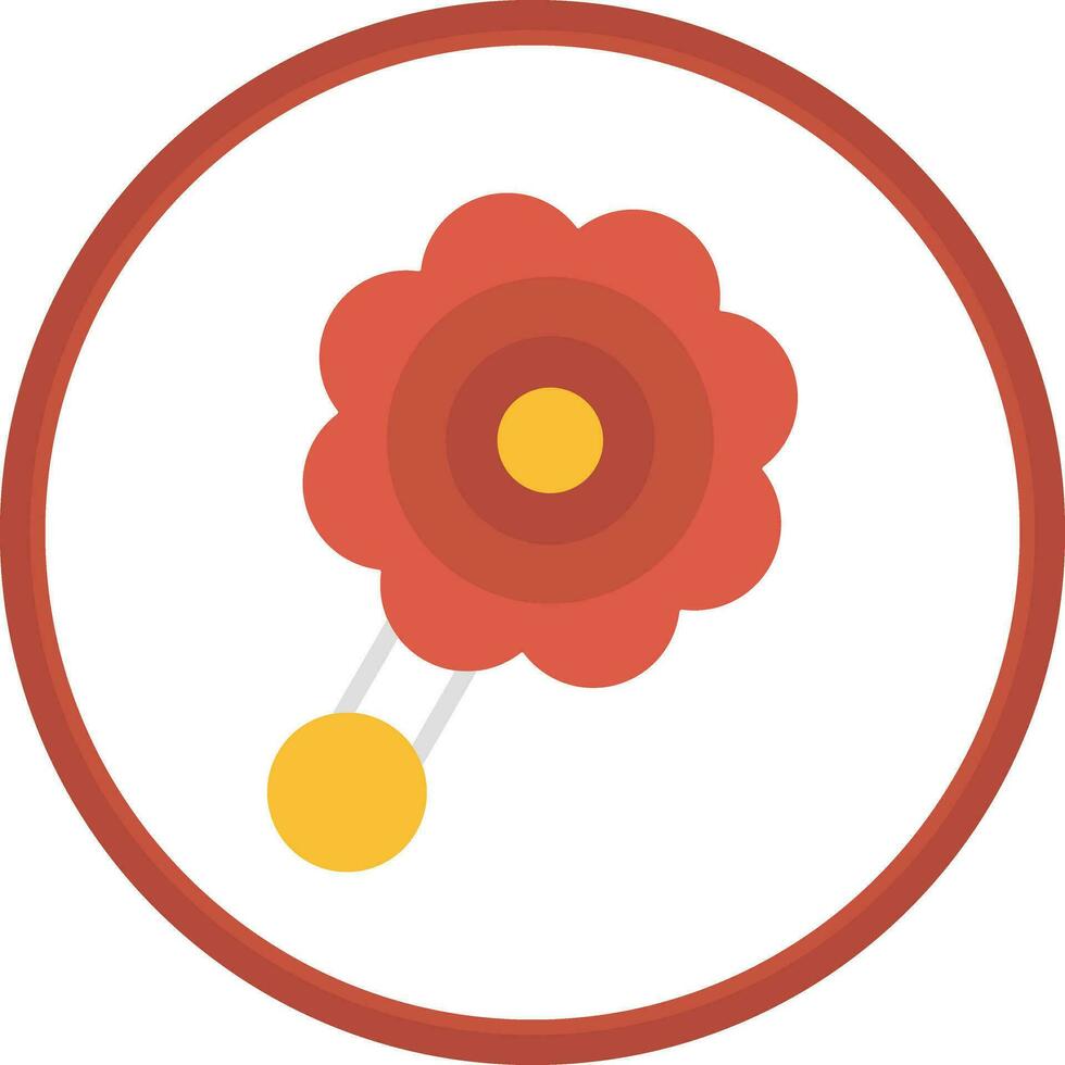 Brooch Vector Icon Design