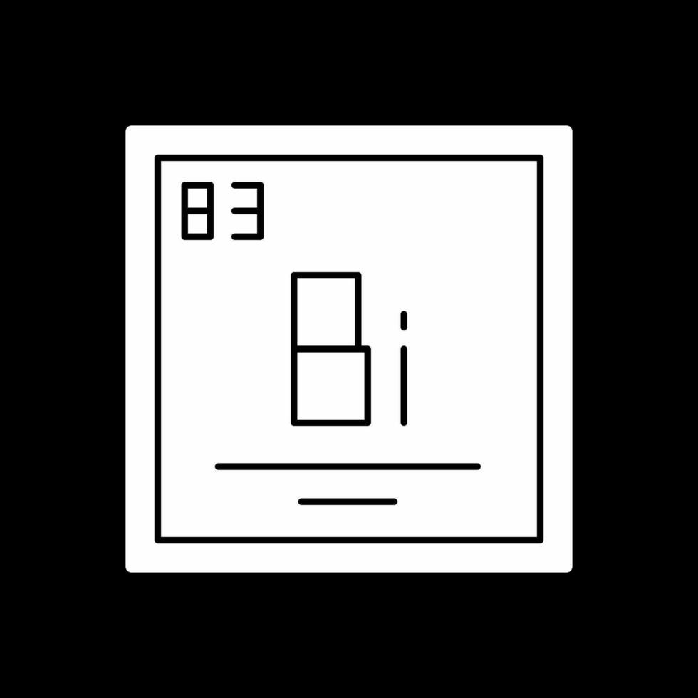 bismuto vector icono diseño
