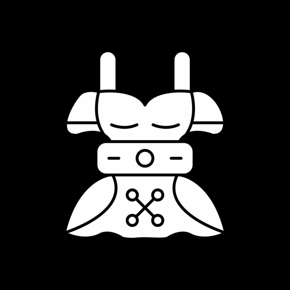 falda acampanada vector icono diseño